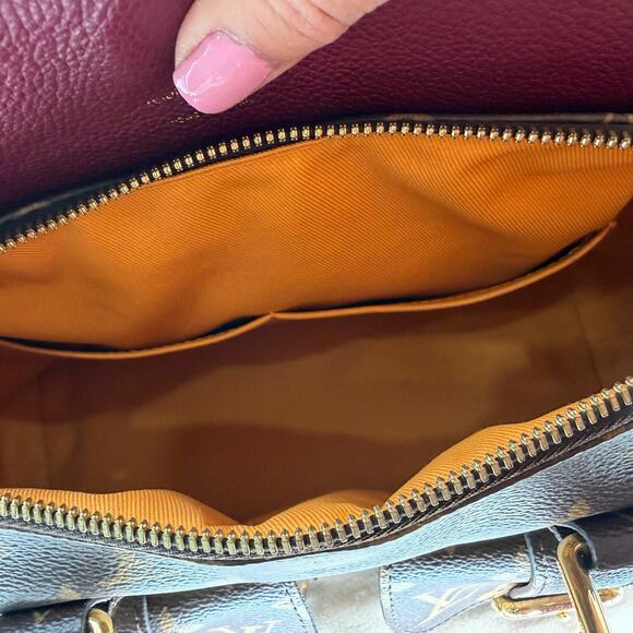 Louis Vuitton Brown/Burgundy Manhattan Handbag - Picture 7 of 7